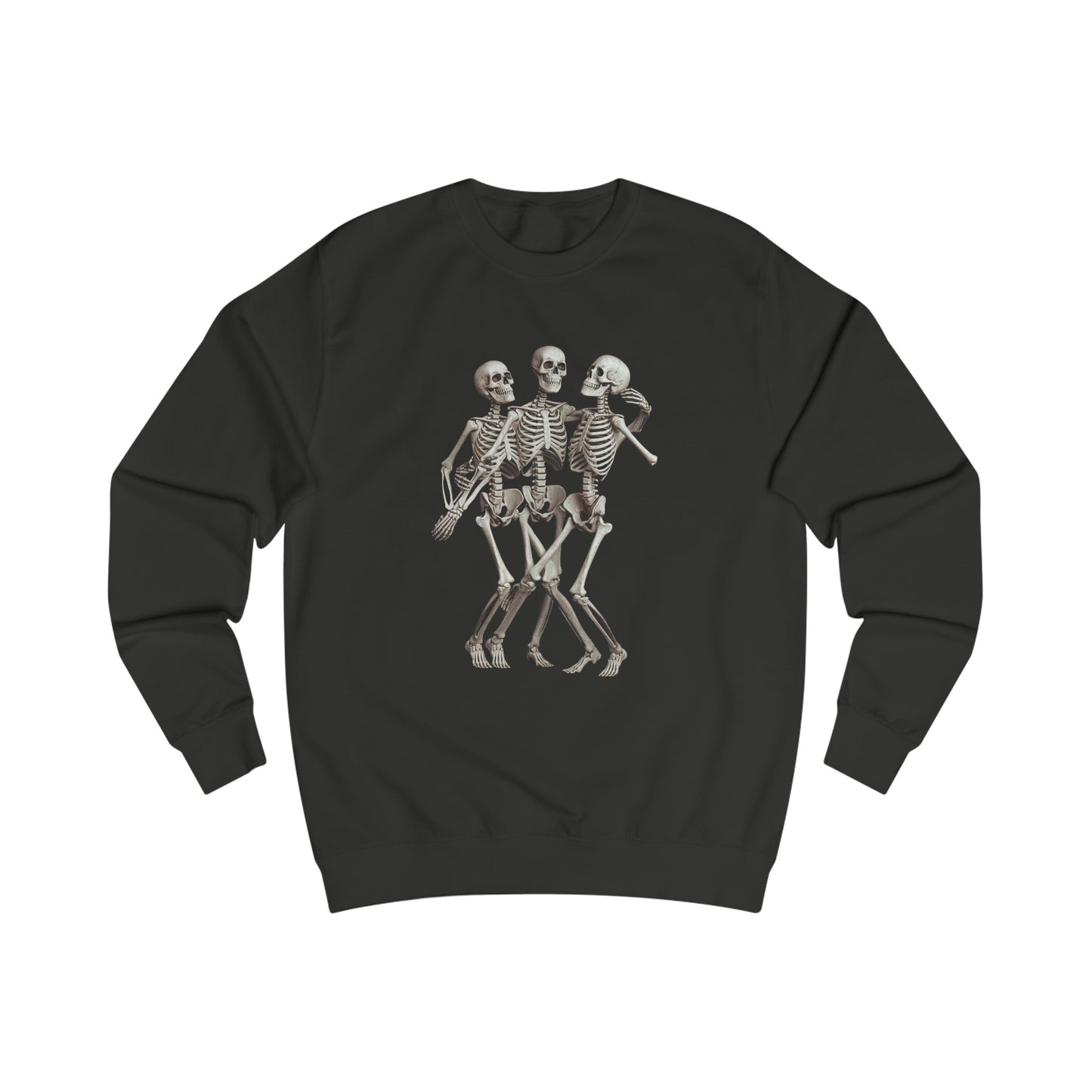 Skeleton Unisex Sweatshirt Halloween fashion Theme Casual Sweater Bones Graphic Apparel